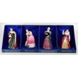 ROYAL DOULTON; four assorted figures comprising HN3125 ‘Queen Victoria’ 910/5000, HN3141 ‘Queen