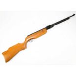 RELUN TORNADO; an air rifle with light wood stock, length 111cm.