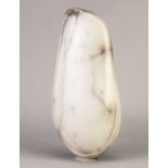 † ANTONIA SALMON (born 1959); a smoke fired and burnished stoneware standing form, incised AS