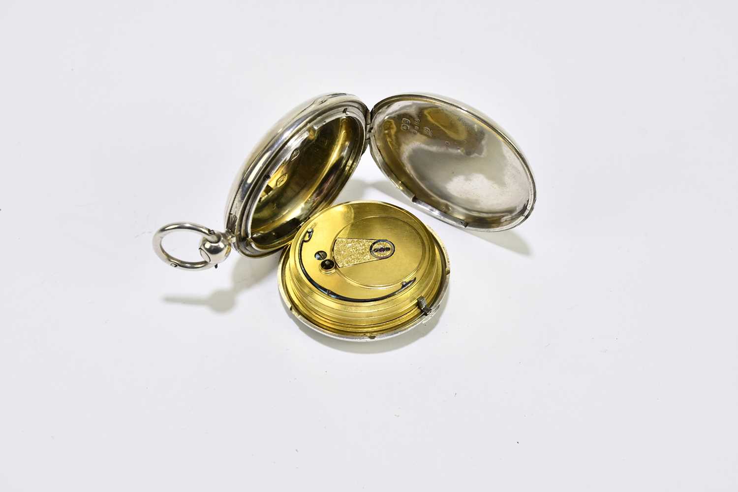 FRENCH, BRISTOL; a William IV hallmarked silver cased key wind full Hunter pocket watch, the - Image 6 of 6