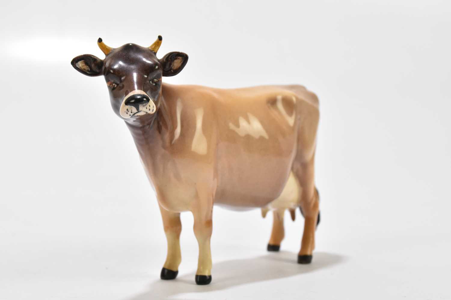 BESWICK; a Jersey cow Champion Newton Tinkle, model 1345, with calf (2)Condition Report: Light - Image 2 of 6
