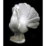 LLADRO; a model of a white dove, height 20cm.Condition Report: Good condition.