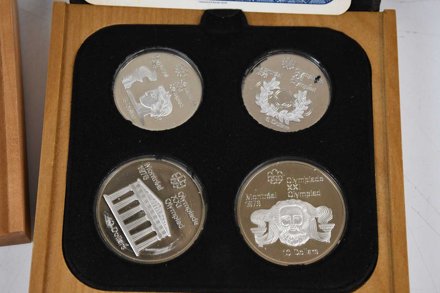 ROYAL CANADIAN MINT; four 1976 Montreal Olympic silver proof coin sets, boxed with certificates, - Image 4 of 5