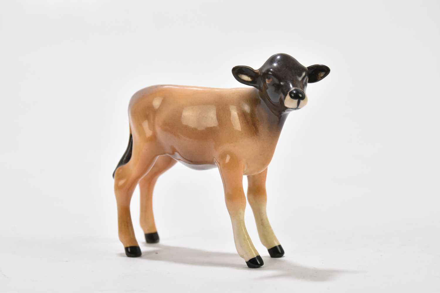 BESWICK; a Jersey cow Champion Newton Tinkle, model 1345, with calf (2)Condition Report: Light - Image 4 of 6
