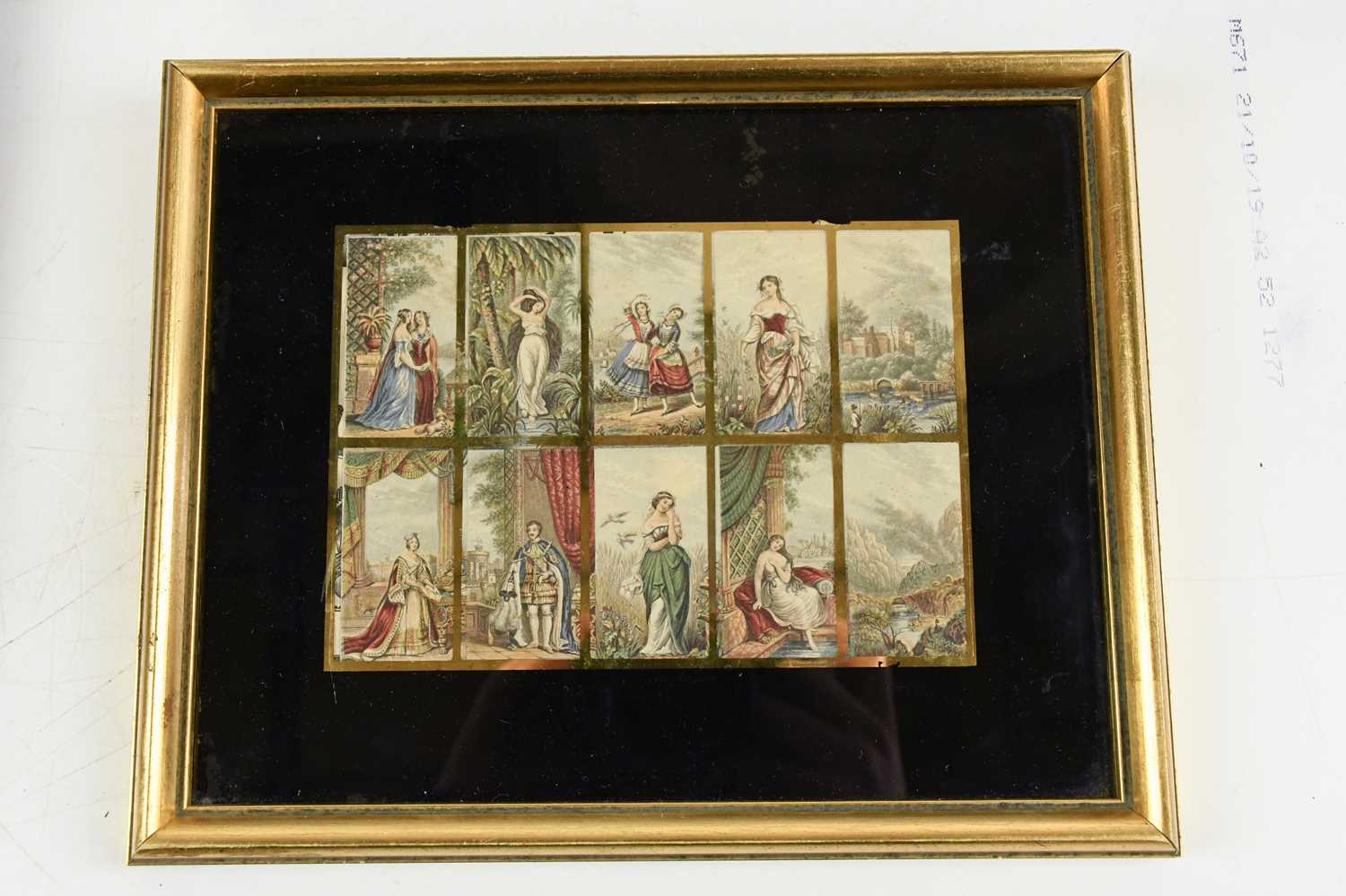 Two 19th century prints, 'The Sailor's Departure', and 'Blowing Bubbles', 18 x 22cm, in maple - Image 2 of 6