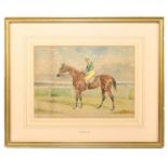 JOHN FREDERICK HERRING JNR (1815-1907); watercolour, 'Blink Bonny', winner of Derby Oaks 1857,