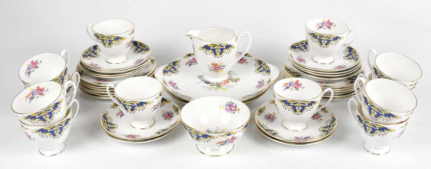 SHELLEY; a forty piece tea service decorated in pattern 14146 (40).Condition Report: The jug does