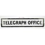 A vintage vitreous enamel 'Telegraph Office' sign, 73 x 15cm.Condition Report: General wear to the
