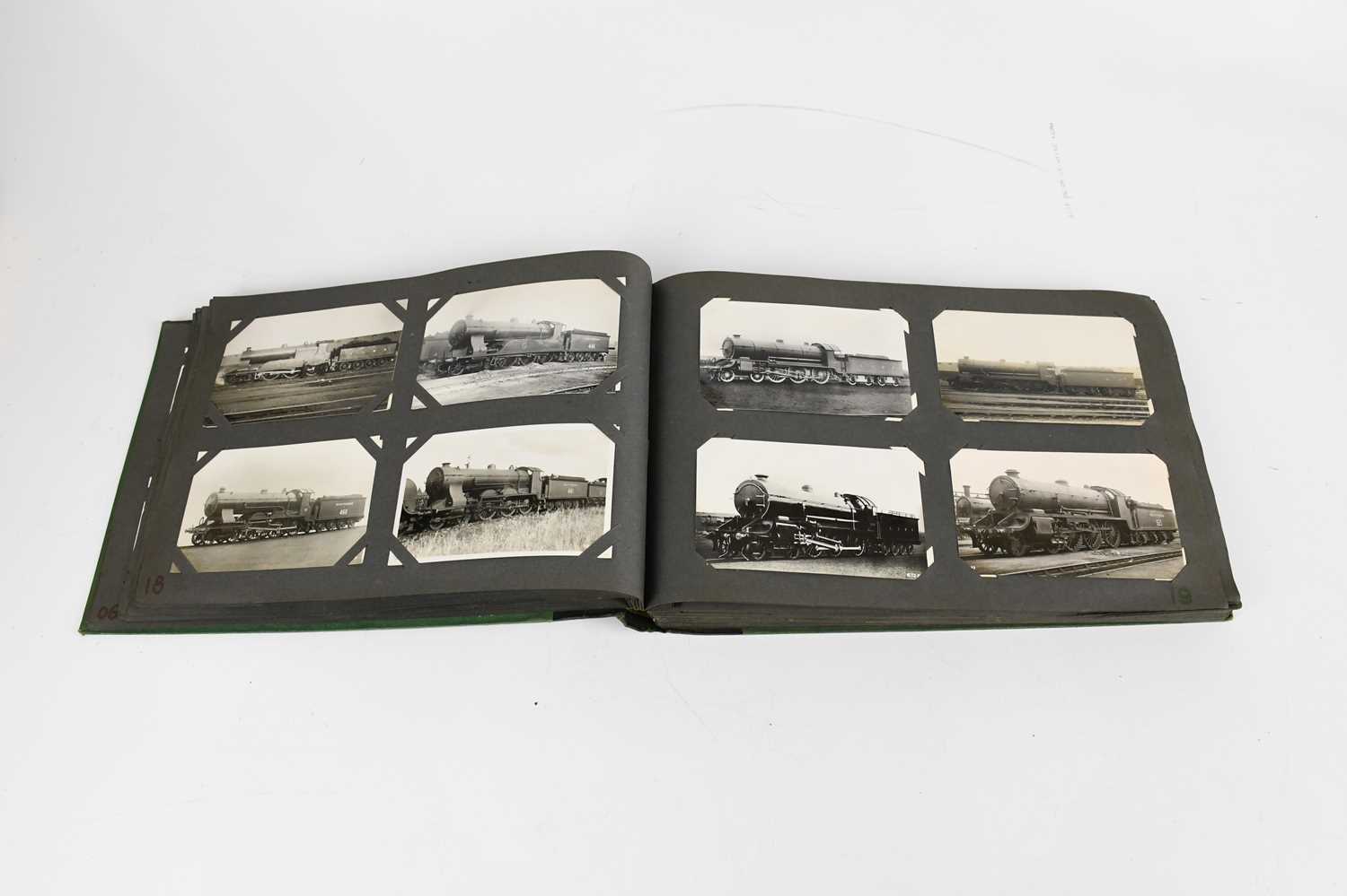 Nine albums containing Locomotive postcards and photographs. - Image 4 of 7