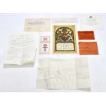 THE CORONATION OF QUEEN ELIZABETH II; a collection of ephemera from the 1953, comprising two pairs