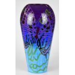 SALLY TUFFIN FOR DENNIS CHINAWORKS; a large limited edition vase decorated with butterflies,