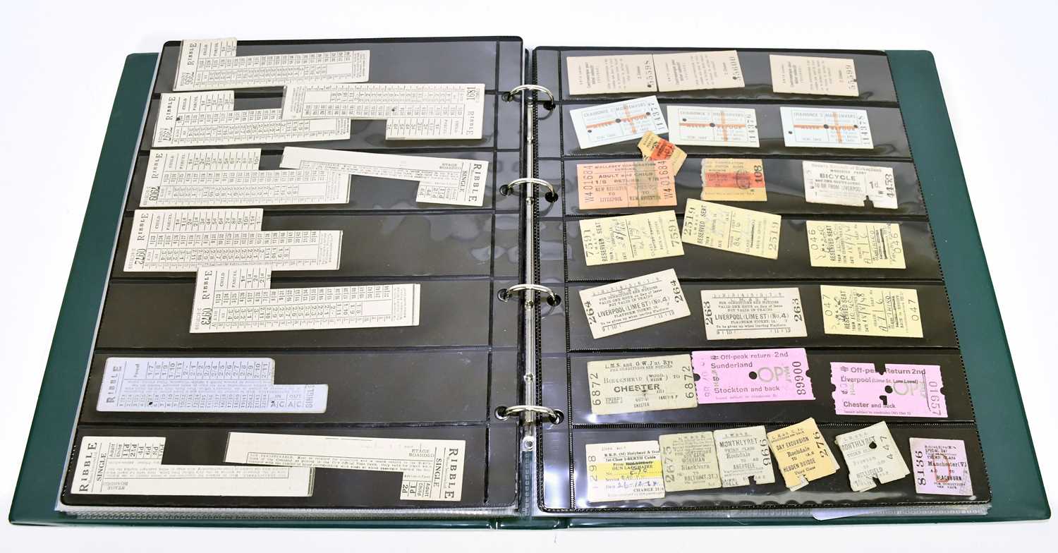 An album containing a large quantity of transport tickets to include no value tickets, London - Image 6 of 6