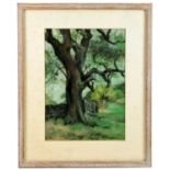 † W E LITTLEWOOD; watercolour on paper, woodland scene, signed and dated 48, 38 x 28cm, framed and