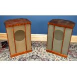 GOODMANS; a pair of Axiom 301 floor standing speakers, height 80cm, width 53cm, each with a pair