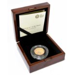 THE ROYAL MINT; a limited edition Paddington at the Tower 2019 gold proof 50p coin, 916.7AU,