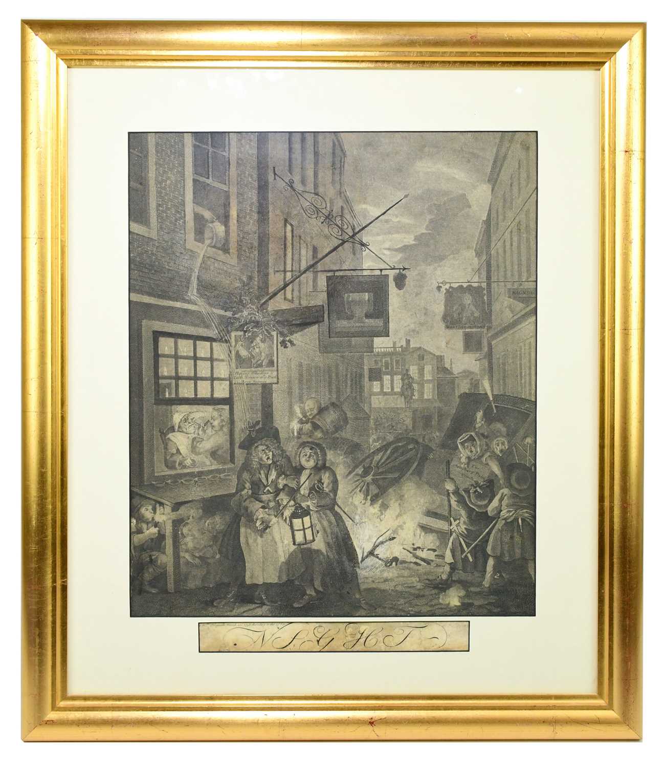 AFTER WILLIAM HOGARTH; engraving, 'Tiddy Doll', 43 x 36cm, framed and glazed.