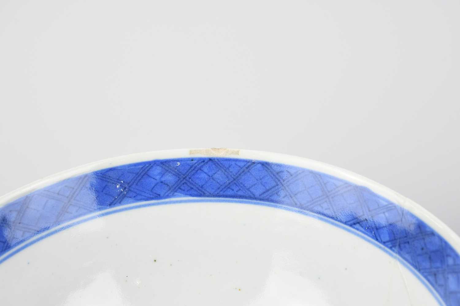 Two 19th century Chinese blue and white porcelain footed bowls comprising an example decorated - Image 4 of 17