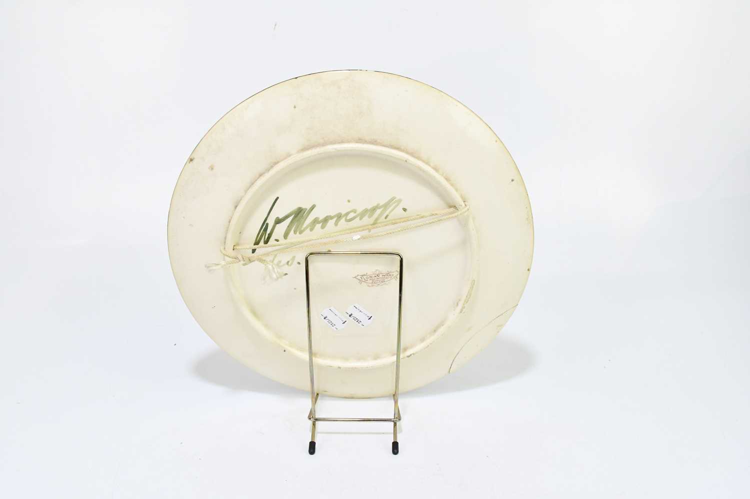 WILLIAM MOORCROFT FOR JAMES MACINTYRE & CO LTD; a Florian Ware wall charger in 'Daffodil' pattern in - Image 2 of 4