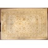 A beige ground Ziegler carpet, 290 x 200cm.Condition Report: Carpet could do with a serious clean,