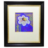 † KELLY JANE; pastel, a stylised flower, signed lower right, 20 x 22cm.Condition Report: The image