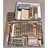 A miscellany of 18th century and later antiquarian bindings, including THE SPECTATOR, 8 vols,