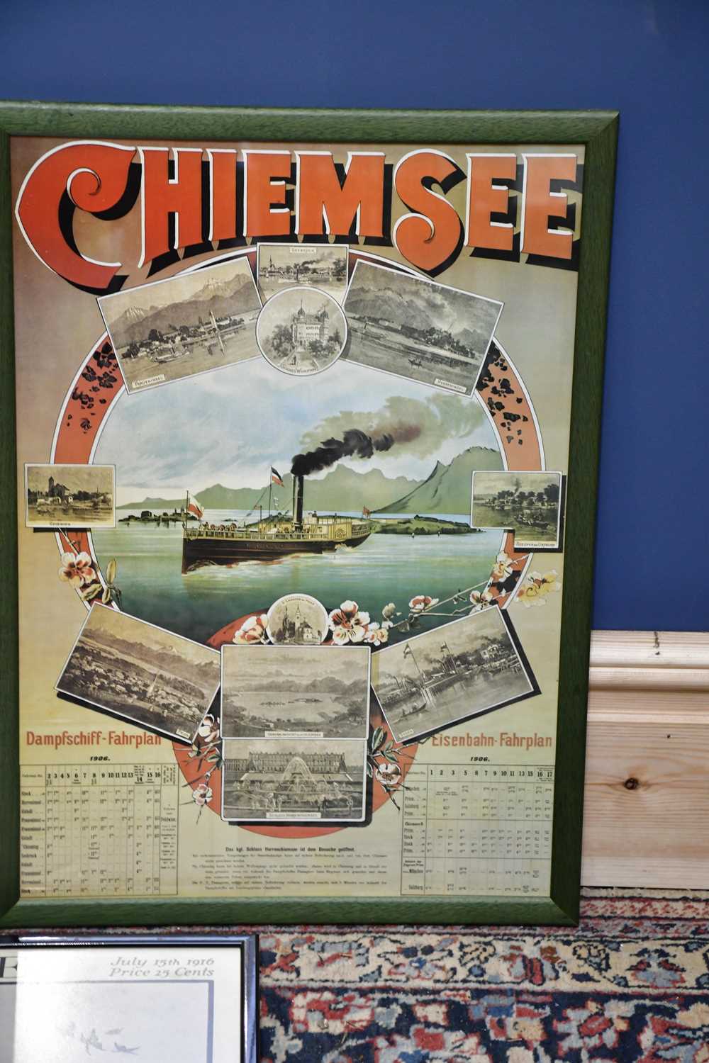 A Hook Norton brewery poster, two Chiemsee prints and two Vogue prints. - Image 3 of 4