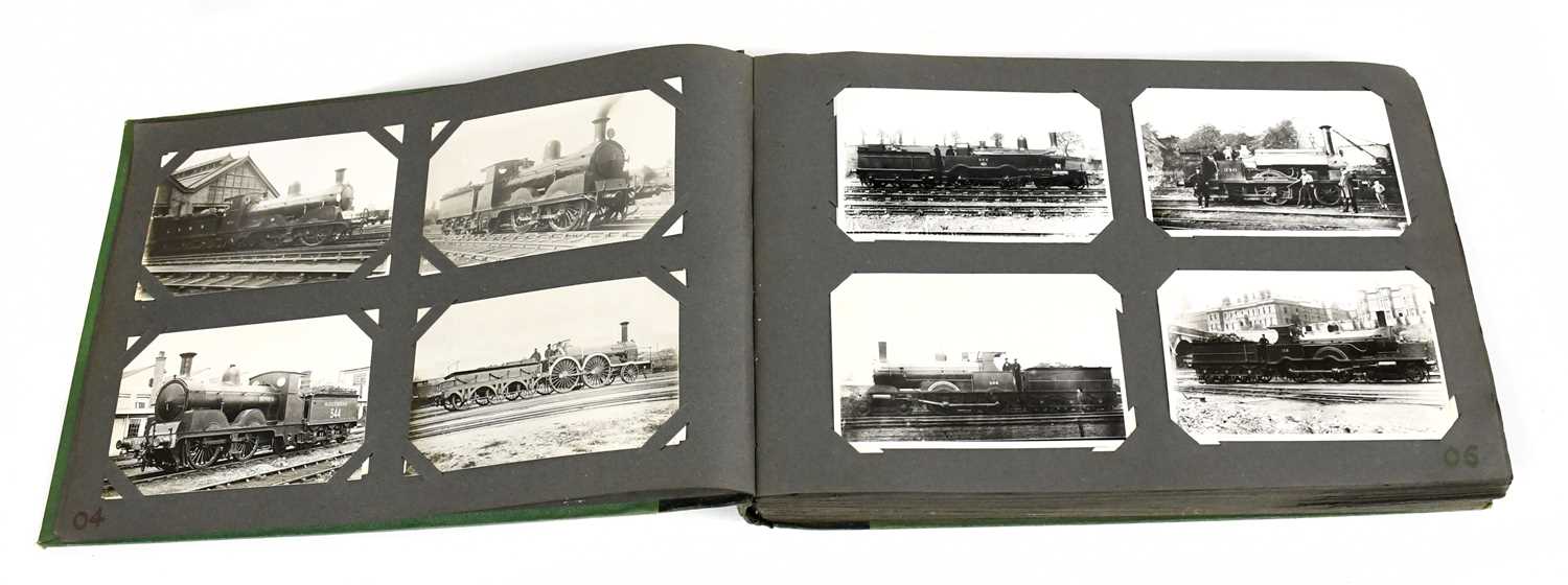 Nine albums containing Locomotive postcards and photographs. - Image 2 of 7