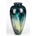† JONATHAN HARRIS; a contemporary art glass vase (Monsoon), signed and dated 2009 to the