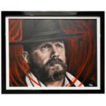 † PETE HUMPHREYS; oil on canvas, 'Alfie Solomons', signed lower right, 90 x 70cm, framed.Condition