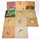 HIS MASTER'S VOICE; a Walt Disney Pinocchio 78 RPM record set, (two of three records in original