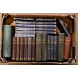 A collection of 19th century and later mostly cloth bound books, including Disraeli (I), '