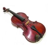 A full size English viola with interior label 'Made by M E Maunder, Manchester, Sept 1928'. the