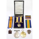 A WWI RAF pair awarded to 2. Lieut W. H. Morrow RAF, comprising British War Medal and Victory Medal,