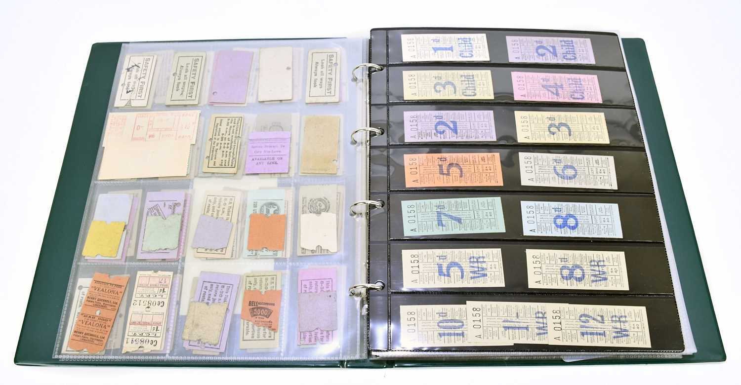 An album containing a large quantity of transport tickets to include no value tickets, London - Image 3 of 6