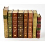 SURTEES; a set of six leather bound works comprising 'Mr Sponge's Sporting Tour', London, Bradbury &