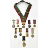 MASONIC INTEREST; a group of Masonic jewels, to include a Roll of Honour medal, a R.A.O.B medal, a