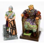 ROYAL DOULTON; two figures, 'The Centurion', HN2726 and 'The Old King', HN2134 (2).Condition Report: