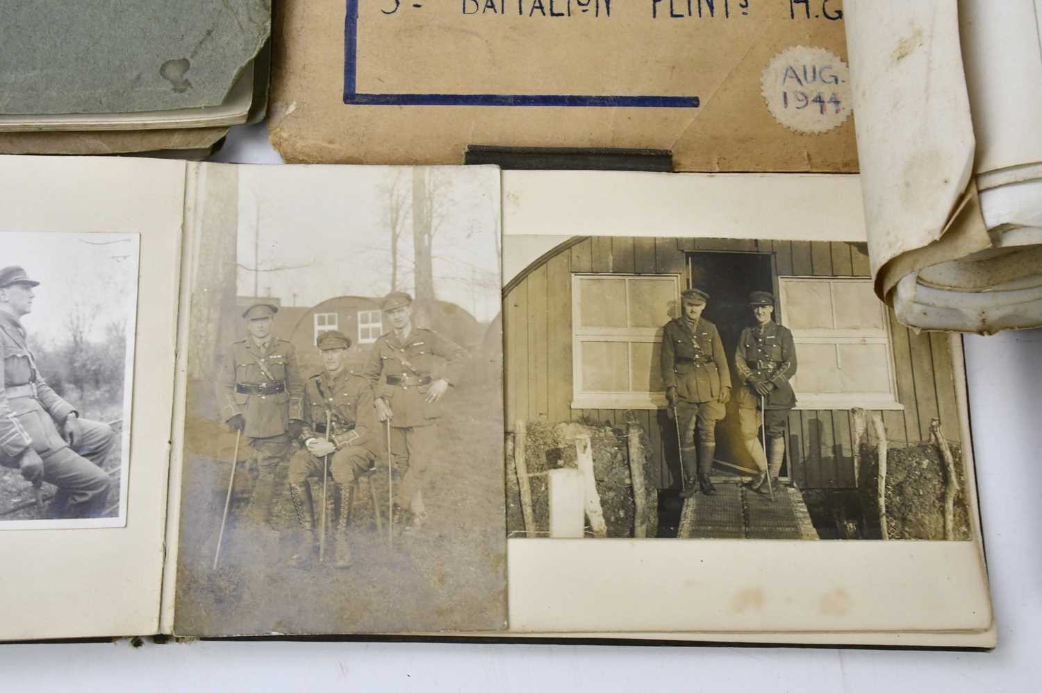 A collection of World War I and other ephemera, to include an album with images with 4th P.S Batt - Image 3 of 5