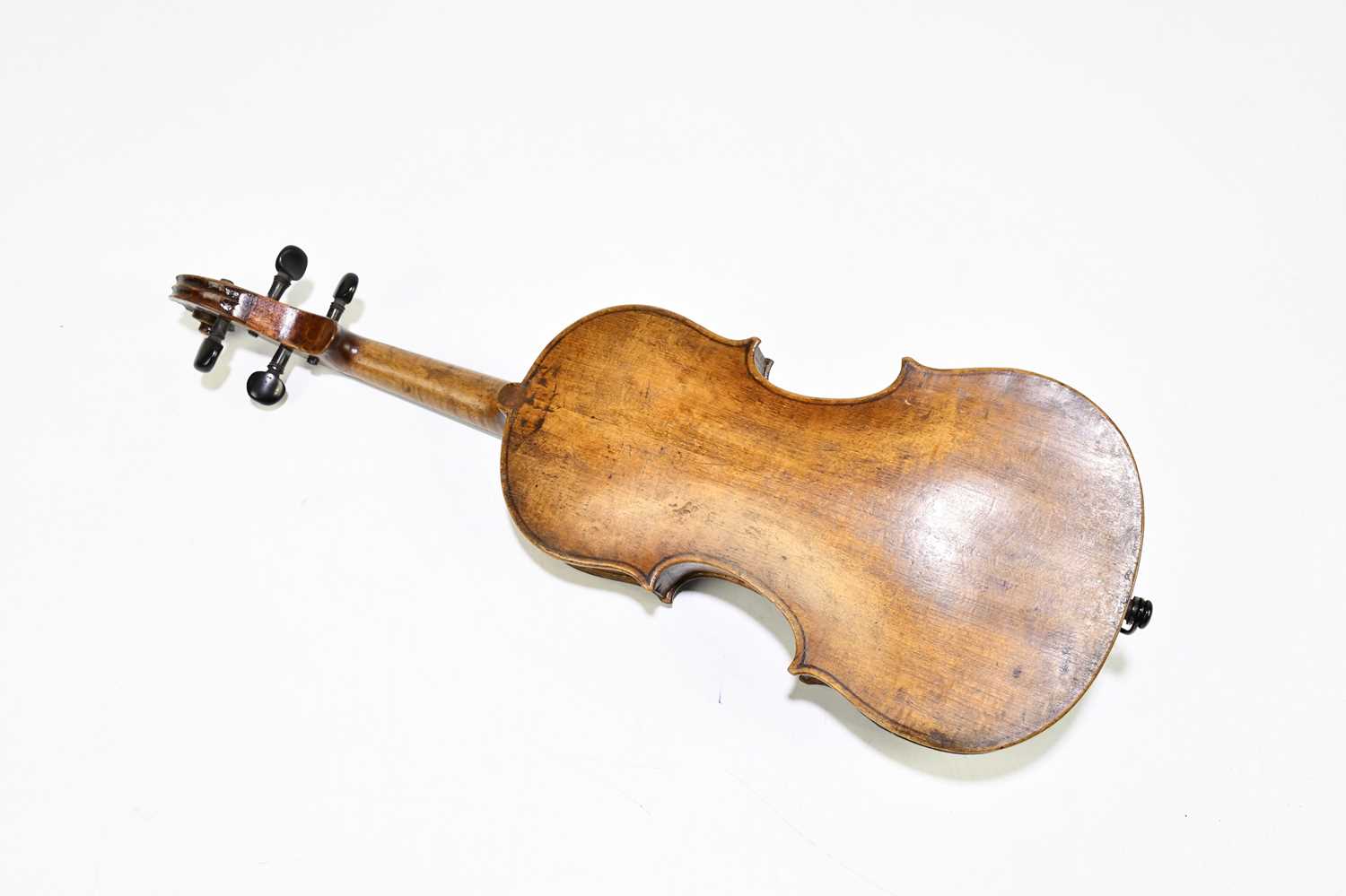 A quarter size German violin, with spurious 'Carlo Antonio Testore' label, with two-piece back - Image 2 of 5