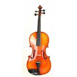 RODERICH PAESOLD; a modern German full size viola with two-piece back, length 40.8cm, with