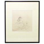 EDWARD JULIUS DETMOLD (1883-1957); etching, Lilytrotter, signed and initialled in pencil, 24.5 x