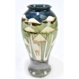 PHILIP RICHARDSON FOR MOORCROFT; a large inverted baluster vase decorated in the 'Fairy Rings'