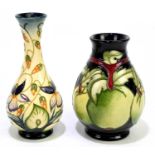 RACHEL BISHOP FOR MOORCROFT; a baluster form vase decorated in the 'Kaffir Lily' pattern, dated 1.