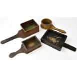 MASONIC INTEREST; a group of four collection trays.