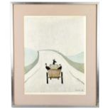 † LAURENCE STEPHEN LOWRY RBA RA (1887-1976); a signed artist proof print, "The Cart", signed in