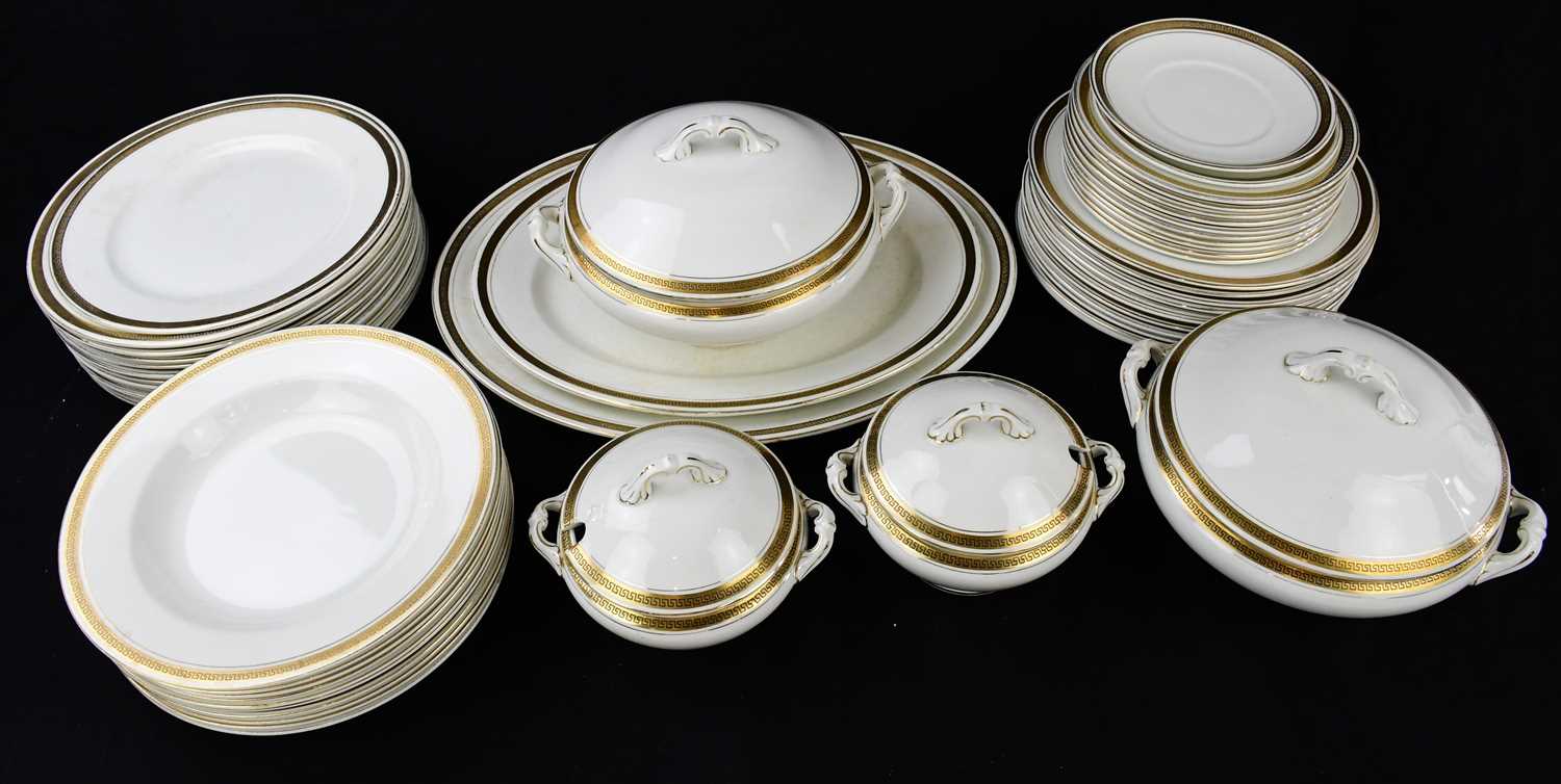 WEDGWOOD; 'Imperial Porcelain' dinner service, to include twelve plates, ten bowls, two tureens, ten