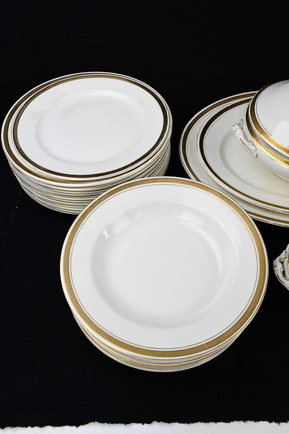 WEDGWOOD; 'Imperial Porcelain' dinner service, to include twelve plates, ten bowls, two tureens, ten - Image 2 of 4