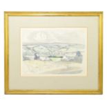 † JOHN NORTHCOTE NASH RA (1837-1977); pencil and watercolour, 'Pembrokeshire Landscape', signed