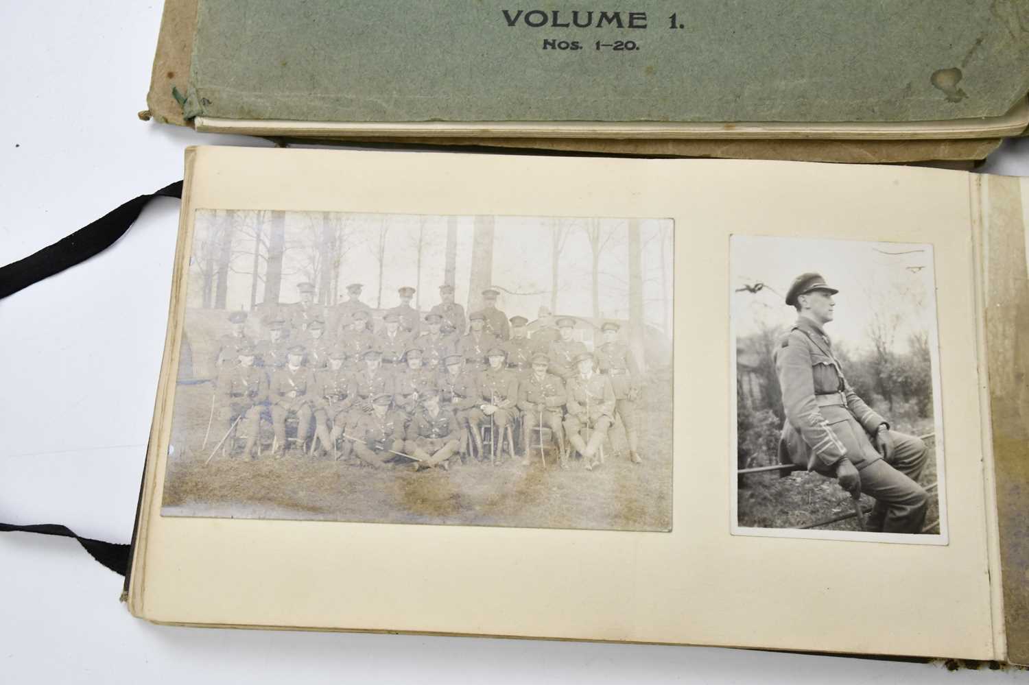 A collection of World War I and other ephemera, to include an album with images with 4th P.S Batt - Image 2 of 5