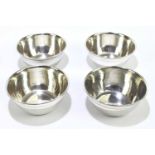 A set of four American sterling silver bowls, each stamped 'Sterling' and numbered 1213, diameter